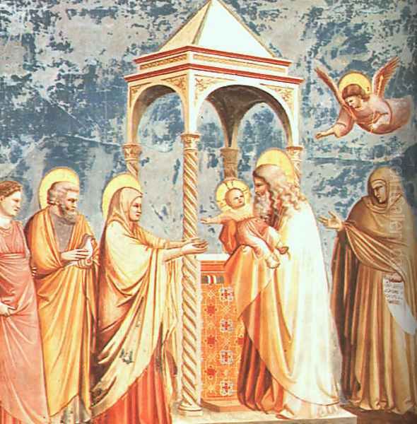 Scrovegni 20 Oil Painting by Giotto Di Bondone