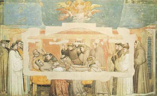 Life of Saint Francis Oil Painting by Giotto Di Bondone