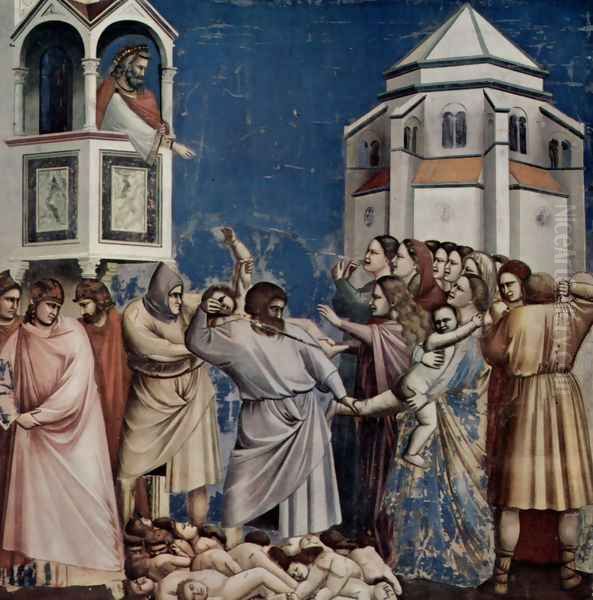 Scrovegni 22 Oil Painting by Giotto Di Bondone