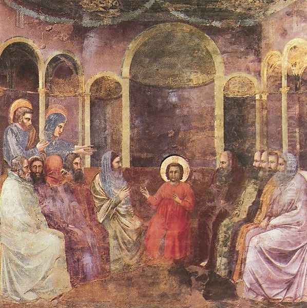 Scrovegni 23 Oil Painting by Giotto Di Bondone