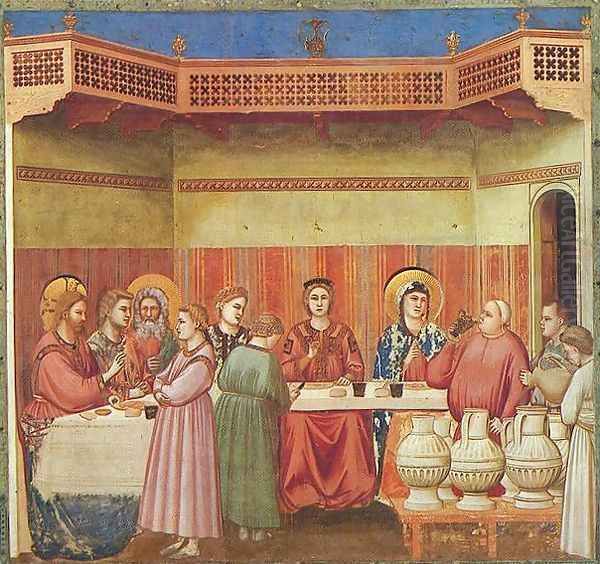 Scrovegni 25 Oil Painting by Giotto Di Bondone