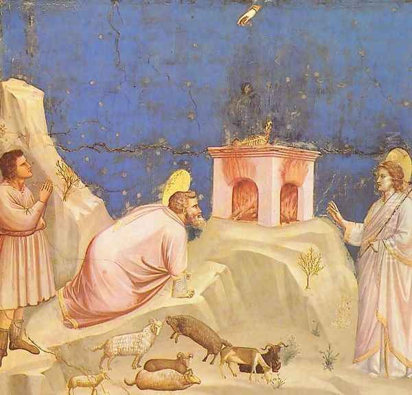 Scrovegni 4 Oil Painting by Giotto Di Bondone