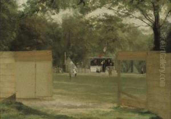 Hyde Park Oil Painting by Paul Fordyce Maitland