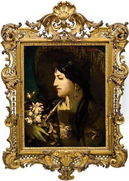 Agrippina Oil Painting by Hans Makart