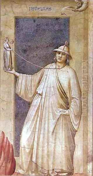 Idolatry 1302-1305 Oil Painting by Giotto Di Bondone