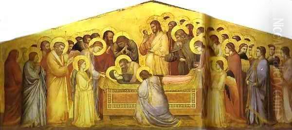 The Death Of The Virgin 1310 Oil Painting by Giotto Di Bondone