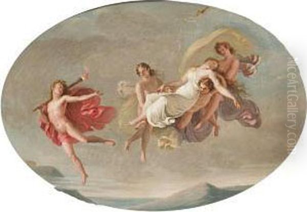 Allegoria Dell'aurora Oil Painting by Federico Maldarelli