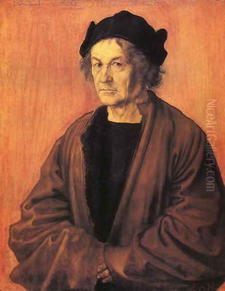 Albert Durer the Elder at Age 70 Oil Painting by Albrecht Durer