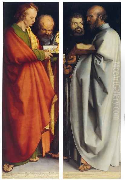 Four Apostles Oil Painting by Albrecht Durer