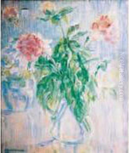 Le Bouquet Oil Painting by William Malherbe