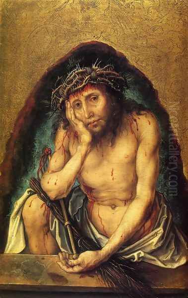 Christ as the Man of Sorrows I Oil Painting by Albrecht Durer