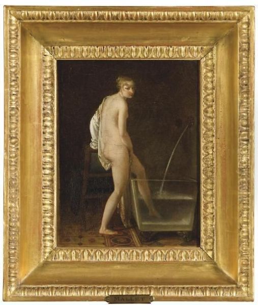 Le Bain Oil Painting by Jean-Baptiste Mallet