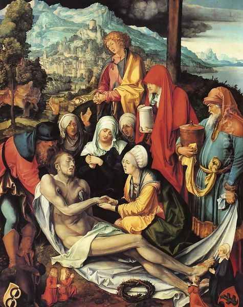 Lamentation for Christ I Oil Painting by Albrecht Durer