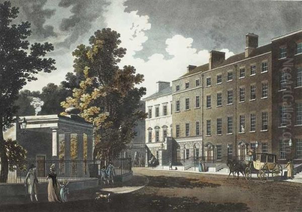 Charlemont House, Dublin Oil Painting by James Malton