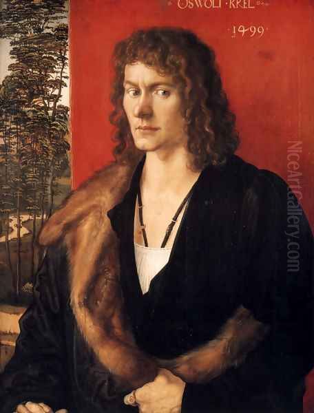 Portrait Of Oswald Krel Oil Painting by Albrecht Durer