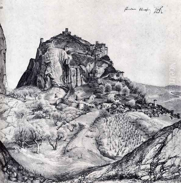 The Citadel Of Arco In The South Tyrol Oil Painting by Albrecht Durer