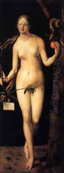 Eve Oil Painting by Albrecht Durer