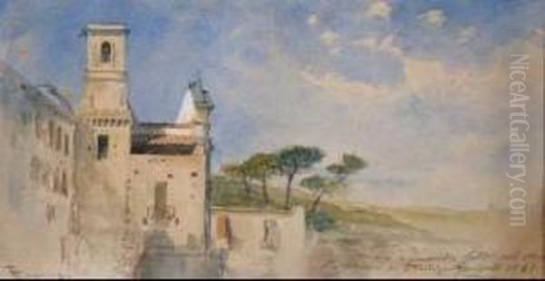 Chiesa Di Piedigrotta Oil Painting by Francesco, Lord Mancini