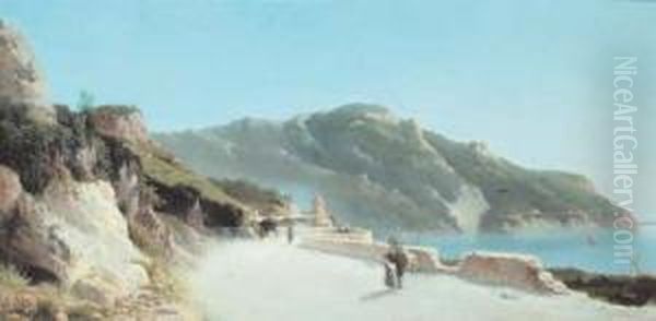 Paesaggio Costiero Oil Painting by Francesco, Lord Mancini