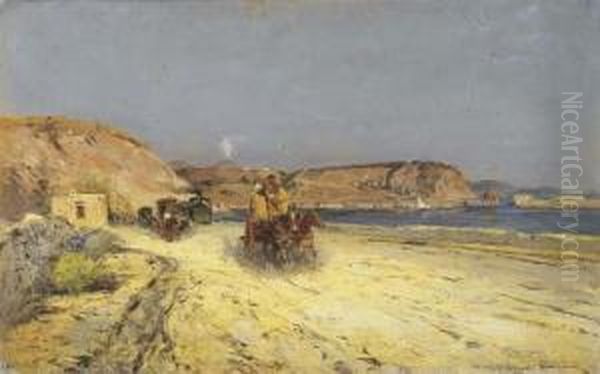 Strada Di Pozzuoli Oil Painting by Francesco, Lord Mancini