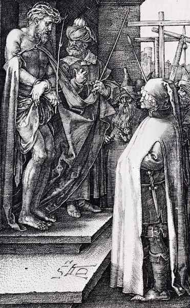 Ecce Homo (Engraved Passion) Oil Painting by Albrecht Durer