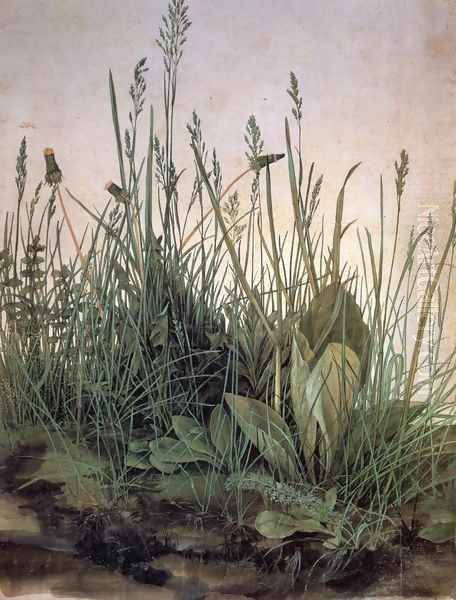 Large Turf Oil Painting by Albrecht Durer