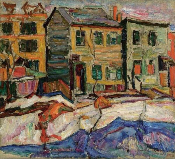 Camden Oil Painting by Abraham Manievich