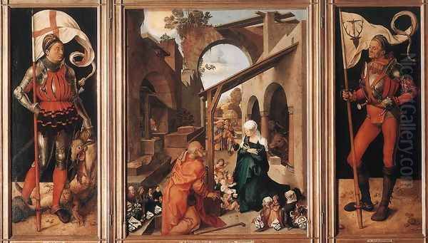 Paumgartner Altar Oil Painting by Albrecht Durer