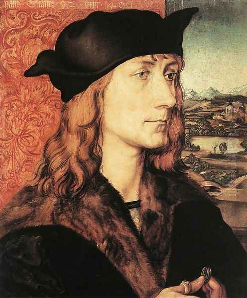 Hans Tucher Oil Painting by Albrecht Durer