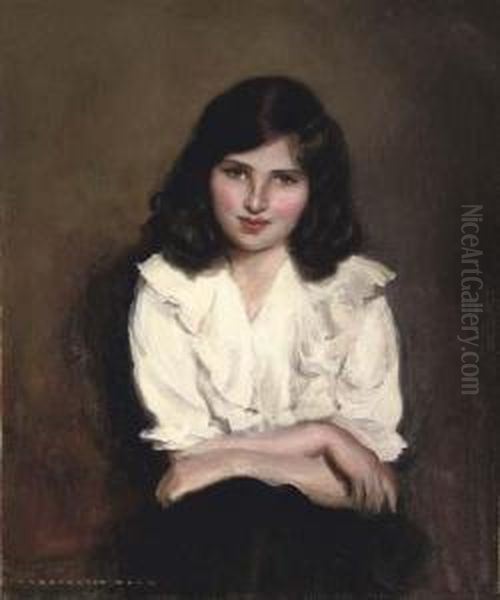 Portrait Of Dorothy Duveen Oil Painting by Harrington Mann