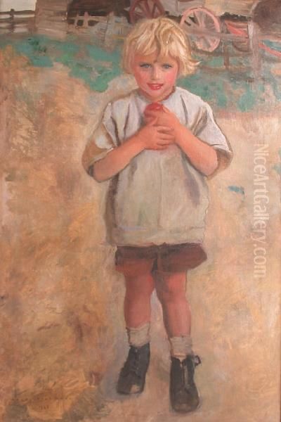 For Grandson Oil Painting by Harrington Mann