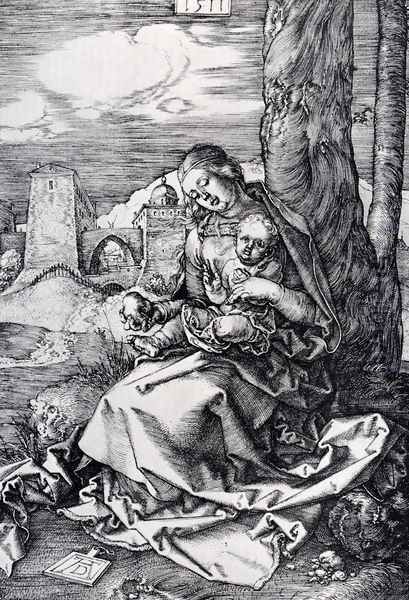 Madonna With The Pear Oil Painting by Albrecht Durer