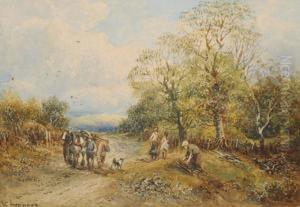 Road Near Windermere Oil Painting by William Manners