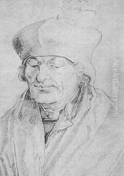 Erasmus Oil Painting by Albrecht Durer