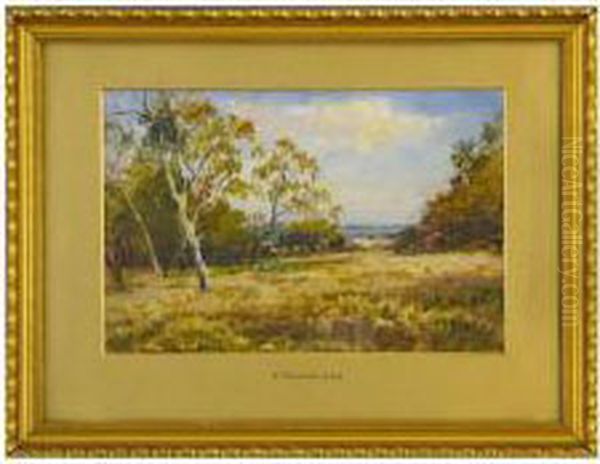 Woodland Scene Oil Painting by William Manners