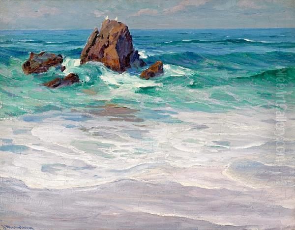 Sunny Seas Oil Painting by Jean Mannheim