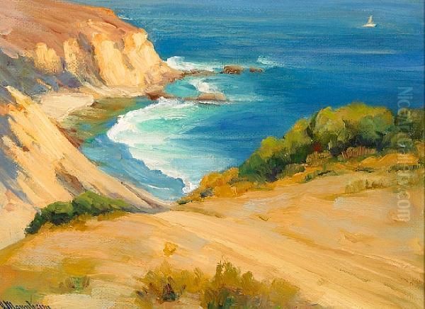 Irvine Cove, Laguna Oil Painting by Jean Mannheim