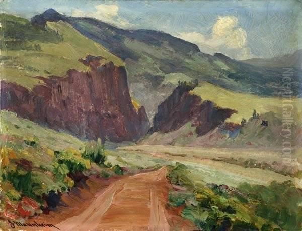 Wagon Wheel Gap, Colorado Oil Painting by Jean Mannheim