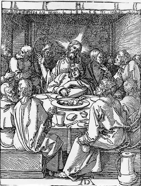 Last Supper Oil Painting by Albrecht Durer