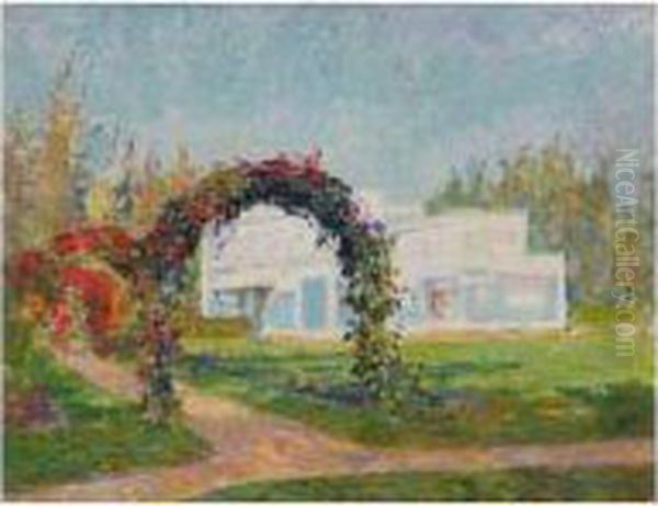 Villa Mina Oil Painting by James Bolivar Manson