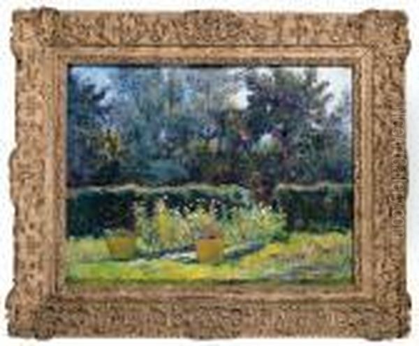 End Of The Garden - Los Rossignol Oil Painting by James Bolivar Manson