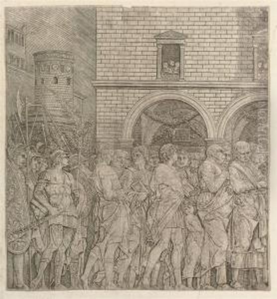 The Senators, From The Triumph Of Julius Caesar by Andrea Mantegna