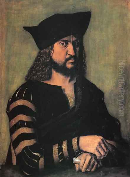 Portrait of Frederick the Wise Oil Painting by Albrecht Durer