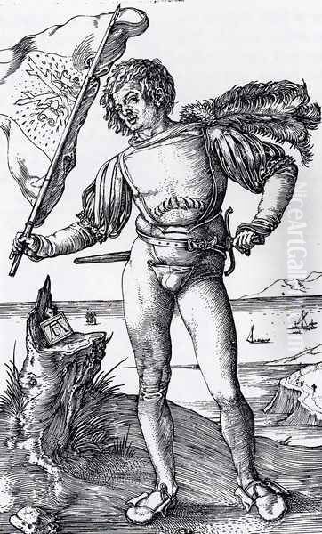 The Standard Bearer Oil Painting by Albrecht Durer