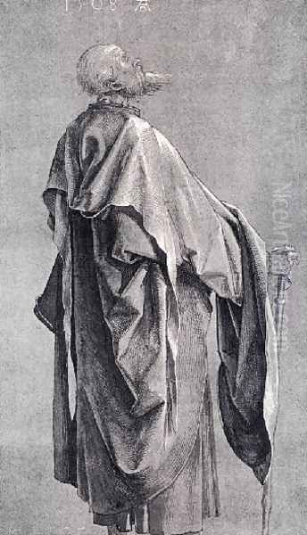 Study Of Drapery 1508 Oil Painting by Albrecht Durer