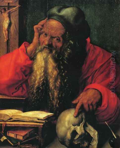 St. Jerome Oil Painting by Albrecht Durer