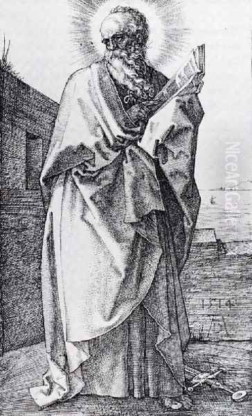 St Paul (Second State) Oil Painting by Albrecht Durer