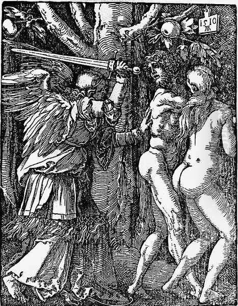 Expulsion from Paradise Oil Painting by Albrecht Durer