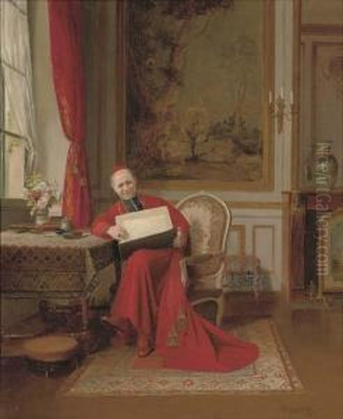 The Connoisseur Oil Painting by Victor Marais-Milton