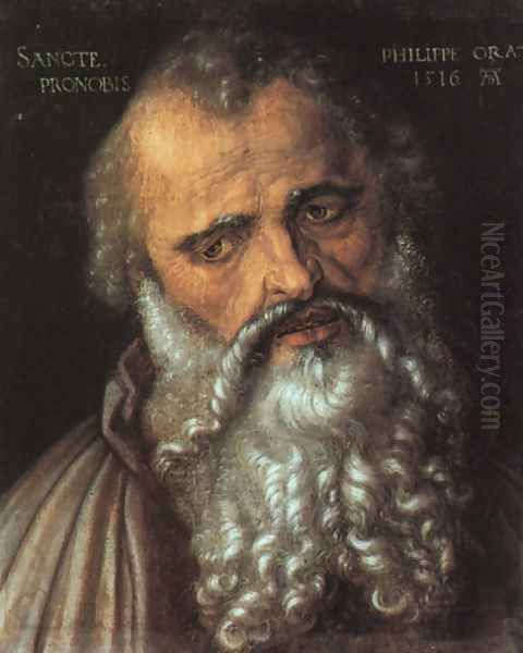 Saint Philip the Apostle Oil Painting by Albrecht Durer